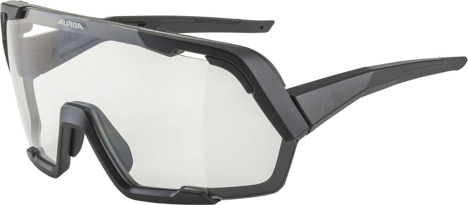 Bild von ALPINA ROCKET BOLD - Wasserabweisende und Beschlagfreie Sport- & Fahrradbrille Mit 100% UV-Schutz Für Erwachsene, black matt, One Size