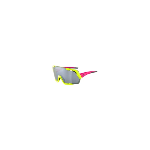Bild von Alpina Rocket Bold Sportbrille (351 neon pink/yellow matt, Scheibe: black mirror (S3))