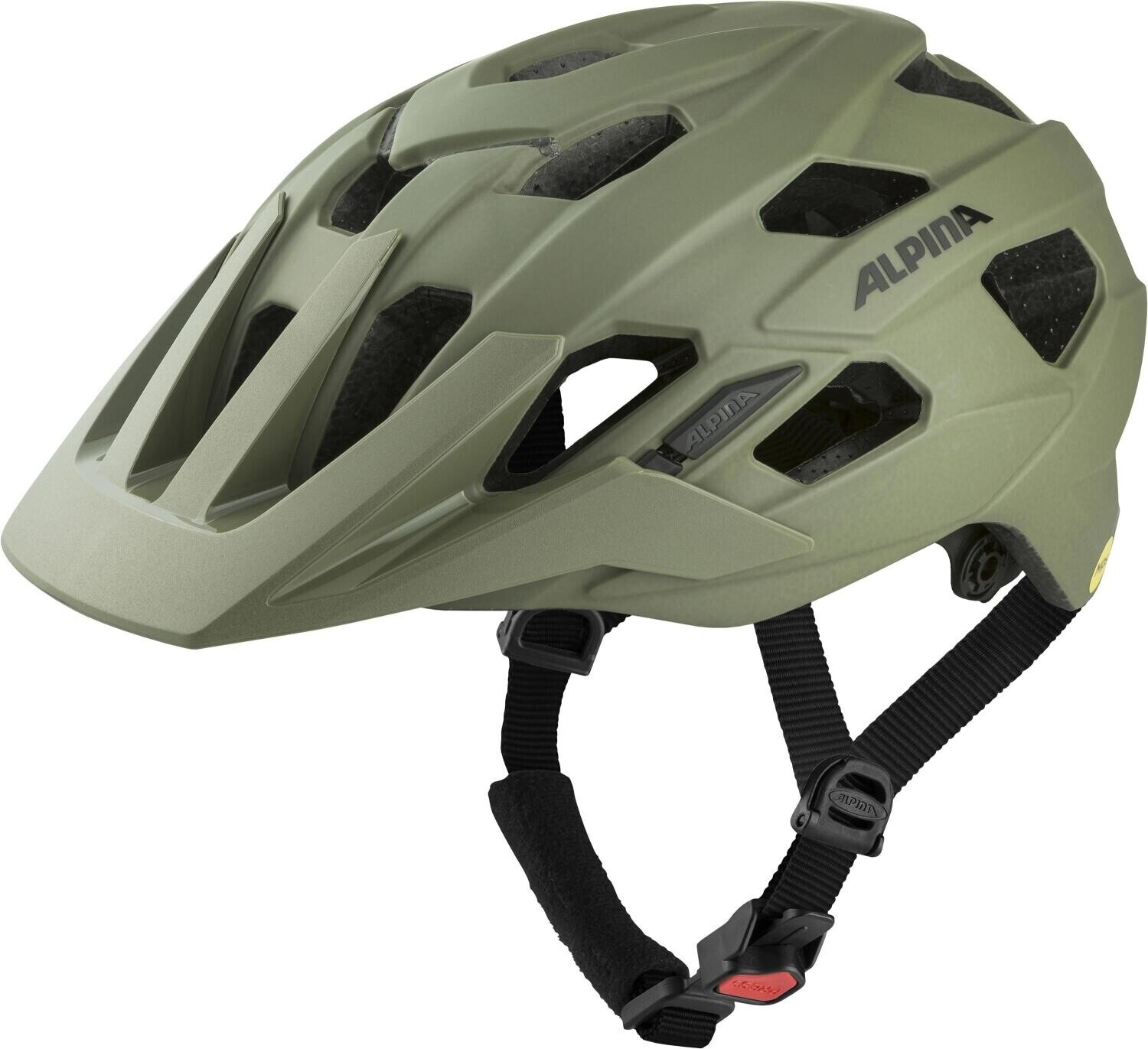 Bild von ALPINA PLOSE MIPS - Sicherer und Komfortabler MIPS Enduro & MTB Fahrradhelm Mit Antibakteriellen Polstern Für Erwachsene, olive matt, 52-57 cm