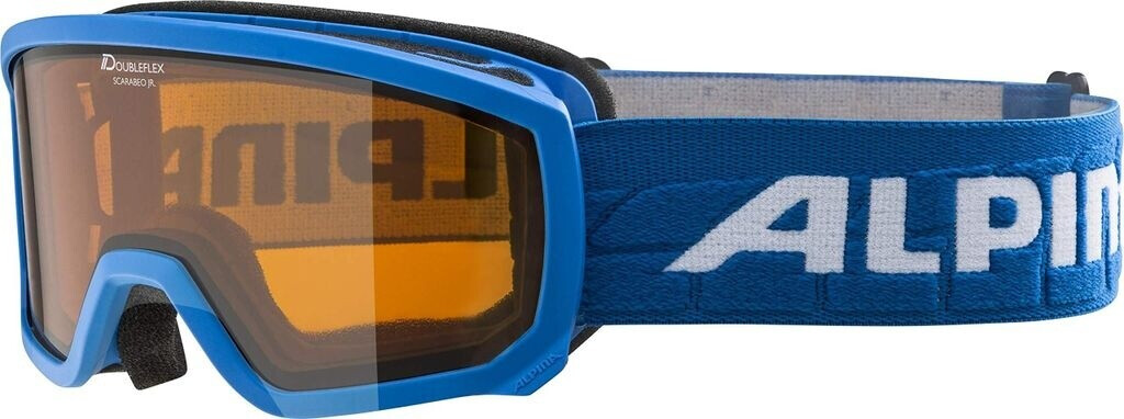 Bild von Alpina Scarabeo Junior Skibrille DH (133 black/pink matt, Scheibe: DOUBLEFLEX HICON (S2))