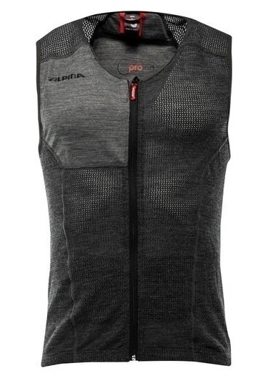 Bild von Alpina Prolan Men Vest Protektor Weste (L = Körpergröße ca. 180-185 cm, 31 dark grey)