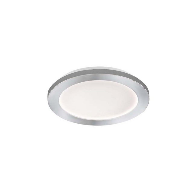 Bild von FISCHER & HONSEL LED Deckenleuchte, LED-Leuchtmittel fest verbaut, Warmweiß, Deckenlampe Badezimmerleuchte dimmbar 3 Stufen LED Spot chrom Badlampe