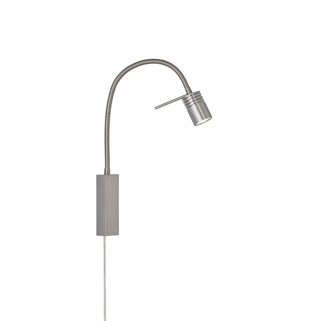 Bild von Fischer, Wandleuchte + Deckenleuchte, Honsel River LED Wandspot flex 4,2W warmweiss schaltbar nickel 30408