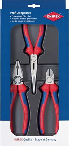 Bild von Knipex Zangensatz Montage-Paket Inh.3tlg.Ku.-Tiefziehteil Knipex-Werk 00 20 11