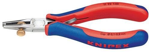 Bild von Knipex Abisolierzange Knipex 11 92 140 Elektronikabisolierzange L.140mm poliert mit Mehrkom