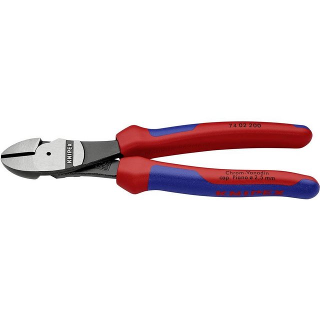 Bild von KNIPEX-WERK C. GUSTAV PUTSCH 7402200 Kraftseitenschneider L.200mm pol. f.Pianodraht KNIPEX m.2Komp.-Hüllen