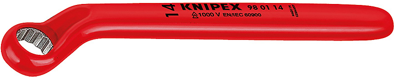 Bild von Einringschlüssel 98 01 16 gekr. isol. IEC 60900 DIN EN 60900 SW 16mm 200mm