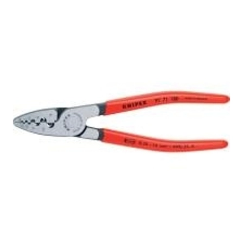 Bild von Knipex Crimpzange 97 71 180 Werkzeugstahl 180 mm Rot