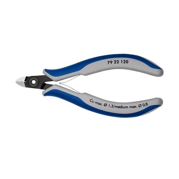 Bild von Knipex 79 22 120 Elektronik- u. Feinmechanik Seitenschneider ohne Facette 120 mm