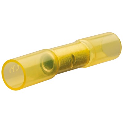 Bild von Stoßverbinder 97 99 252 mit Schrumpfschlauchisolation 100 Stück, gelb 4-6mm²
