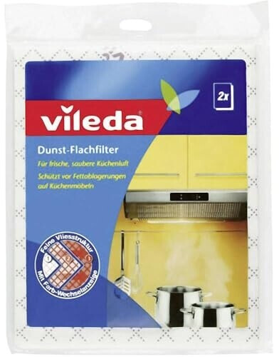 Bild von Vileda Dunst-Flachfilter 2er Pack 1446, Zubehör Kochen + Backen