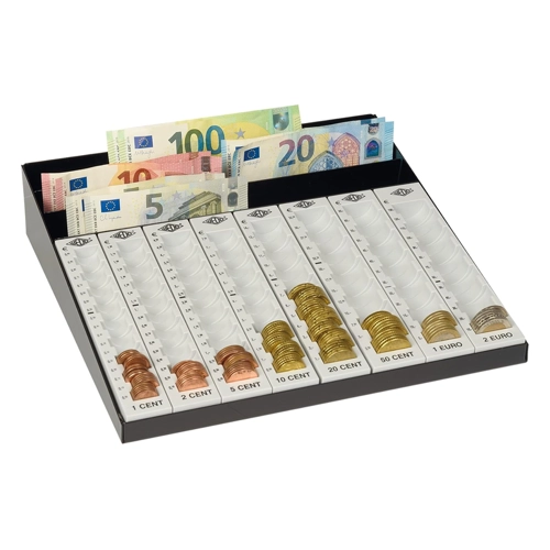 Bild von Wedo Euro-Zählbrett mit Scheinfach grau