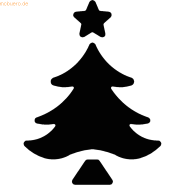 Bild von Wedo, Locher, Motivlocher gross, Weihnachsbaum