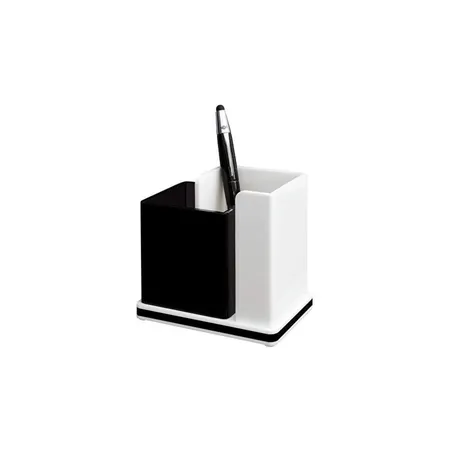Bild von Wedo 606000 Acryl Butler Montego, 2 Fächer) weiß/schwarz