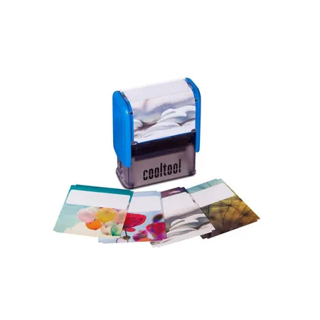 Bild von WEDO® Stempel Cool Tool blau 5 Zeilen,mit Gutschein