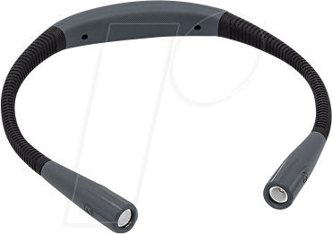 Bild von WEDO LED-Leselampe LOOPLIGHT, aufladbar, schwarz/grau Eingangsspannung: DC5V/1A, Batteriekapazität: 800 mAh, - 1 Stück (254 22101)