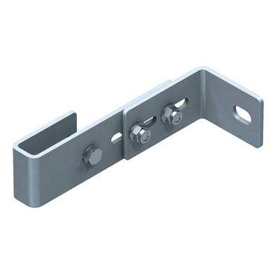 Bild von ZARGES Wandhalter verstellbar 150 - 200 mm Stahl verzinkt