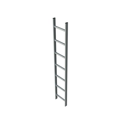 Bild von Schachtleiter STA L.1120mm äußere, B.440mm Holm-Gr.50x20mm Lochsprosse 29 x 29mm