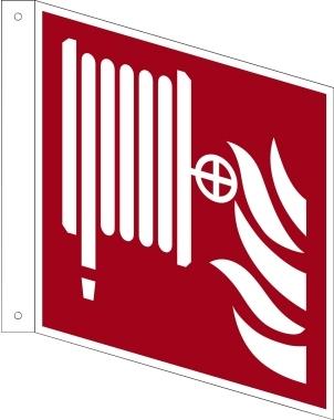 Bild von Neutralware, Hausnummer + Türschild, Hinweisschild 20 x 20 cm (B x H) F002 Löschschlauch Fahnenschild Hart-PVC