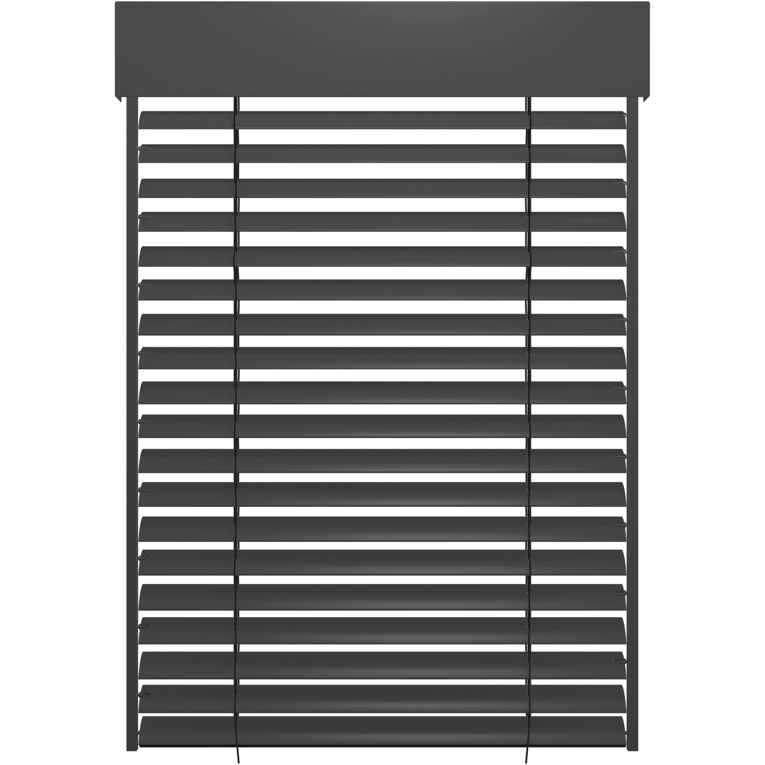 Bild von Schellenberg Sonnenschutz Raffstore Express mit Motor 130 cm x 240 cm Anthrazit