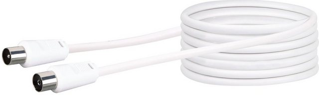 Bild von Schwaiger KVK299 052 SAT-Kabel, IEC Stecker, (1000 cm), 2-fach geschirmt
