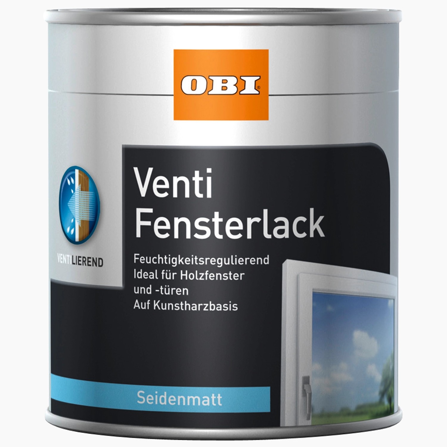 Bild von OBI Venti Fensterlack Weiß seidenmatt 750 ml