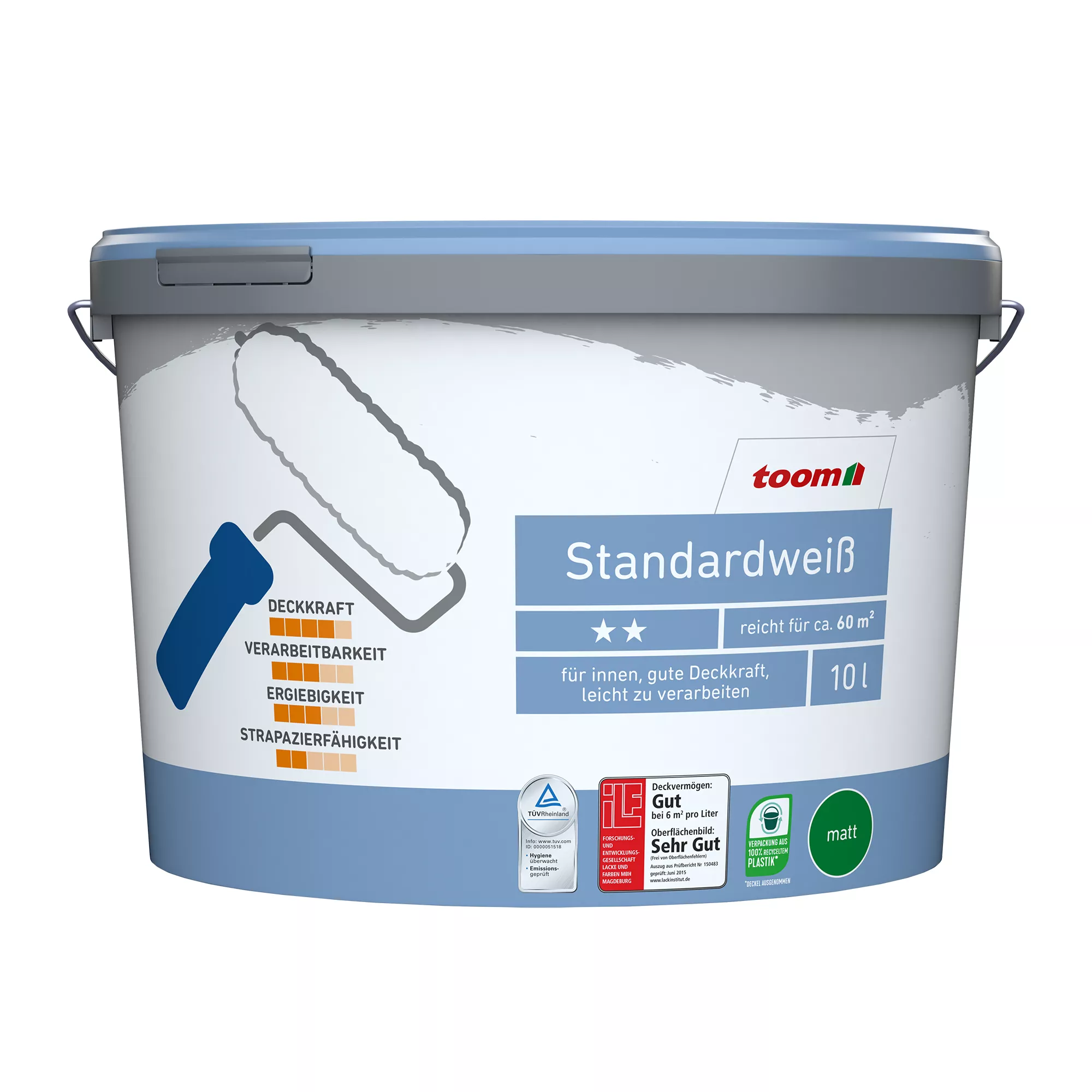 Bild von toom Standardweiß matt 10 l