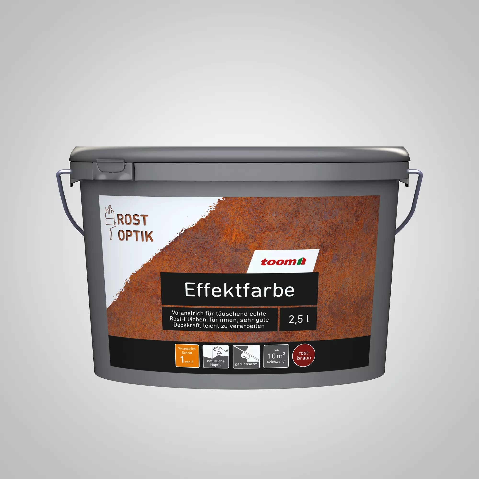 Bild von toom Effektfarbe rostfarben 2,5 l