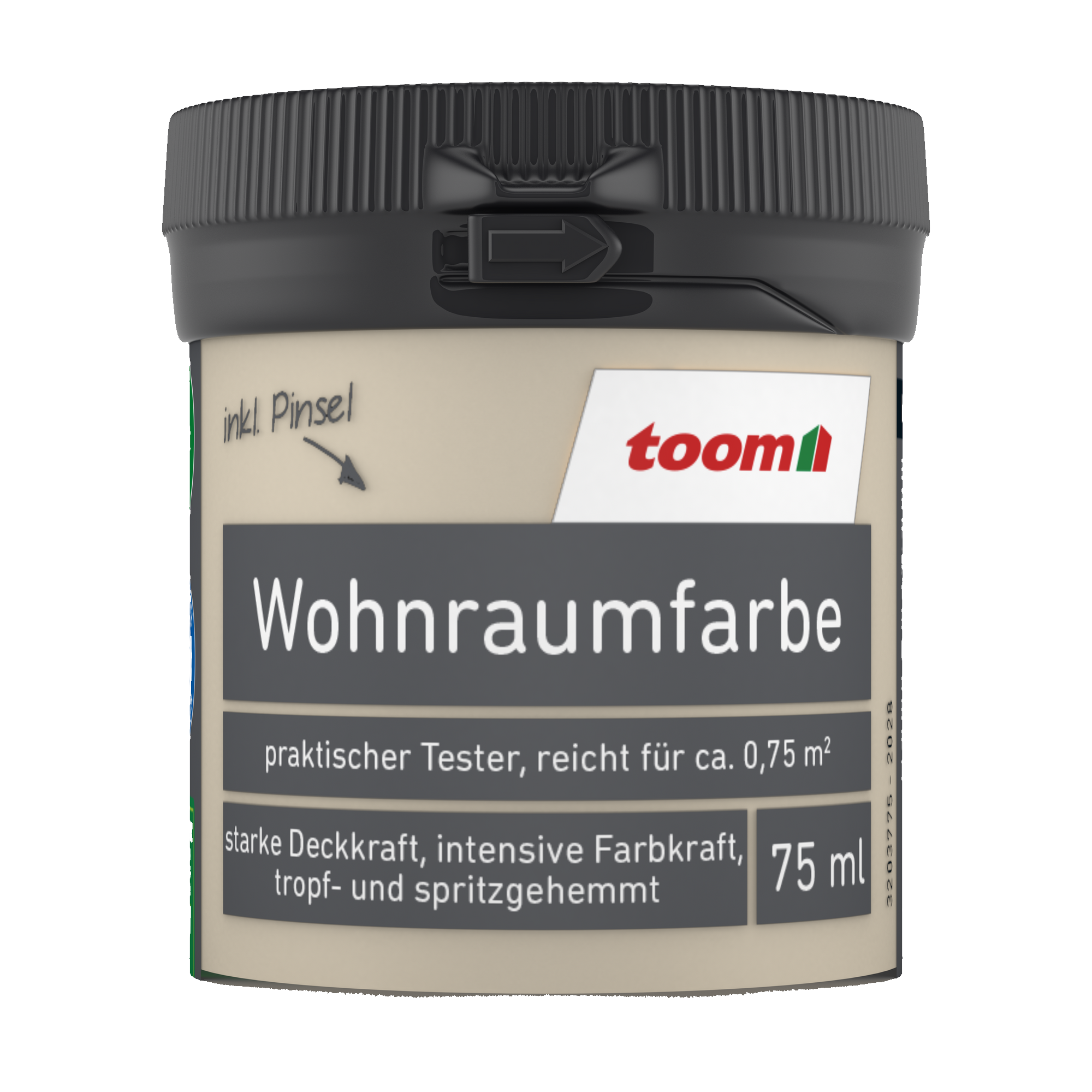 Bild von toom Wohnraumfarbe sandfarben matt 75 ml