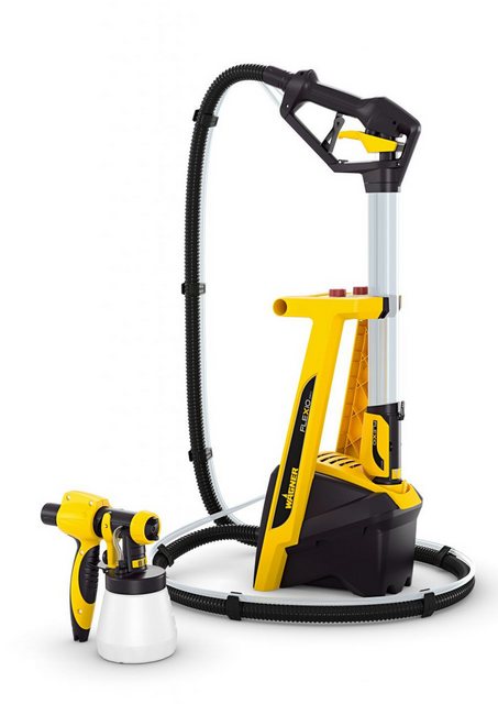 Bild von WAGNER Farbsprühsystem W 950 FLEXiO für Wand- und Latexfarben, Lacke & Lasuren im Innen- & Außenbereich, 15 m²-5 min, Behälter 800 ml, 630 W, Schlauch 3,5 m
