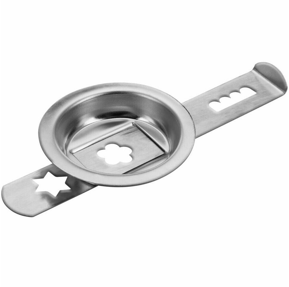 Bild von Westmark Spritzgebäckvorsatz, 2-tlg., Zubehör für Westmark Fleischwolf 97522260/Gr. 8, Rostfreier Edelstahl, Silber, 14712270