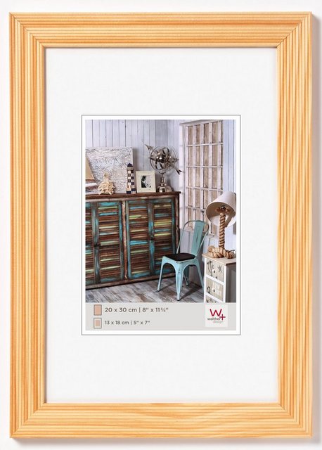 Bild von Walter Design Bilderrahmen »GRADO«, BxL: 44,4 x 54,5 cm, natur, Holz - braun