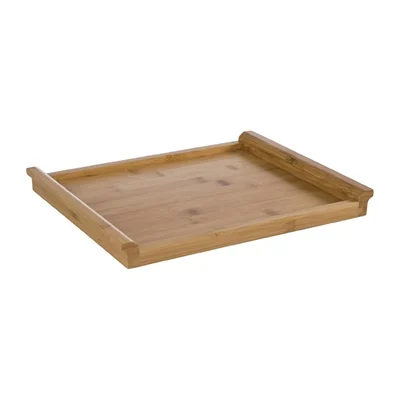 Bild von APS GN Tablett; Größe GN 1/2, 32.5x26.5x3 cm (LxBxH); braun; rechteckig