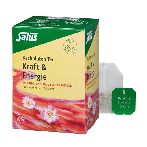 Bild von SALUS PHARMA BACHBLÜTEN TEE Kraft & Energie Bio Salus Fbtl.