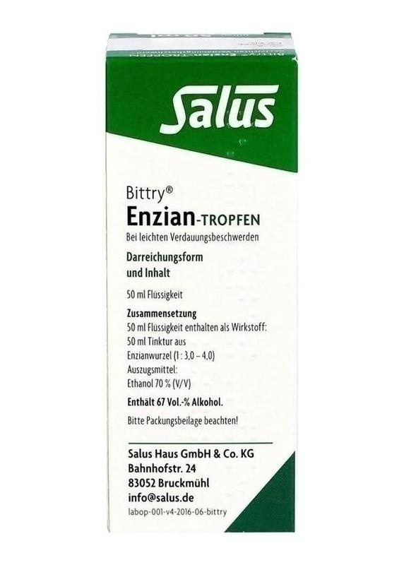 Bild von Bittry Enzian-tropfen b.leicht.Verdauungsbeschw.