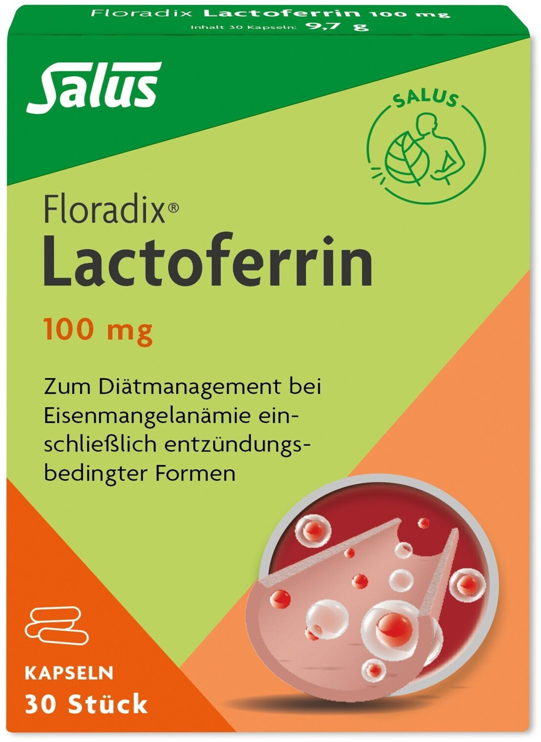 Bild von Salus Pharma Floradix Lactoferrin 100mg Kapseln (30 Stk.)