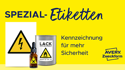 Bild von AVERY Zweckform Ultra-Resist. Folien-Etiketten, 63,5x33,9 mm Farbe: weiß, extrem strapazierfähig, besonders starke - 1 Stück (L7912-40)