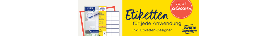Bild von AVERY Zweckform L4737REV-65 Universal Etiketten (1.350 plus 405 Klebeetiketten extra, 63,5x29,6mm auf A4, wieder rückstandsfrei ablösbar/abziehbar, bedruckbar, selbstklebende Aufkleber) 65 Blatt, weiß