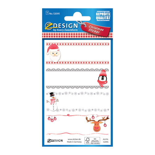 Bild von AVERY Zweckform ZDesign Weihnachts-Geschenkesticker