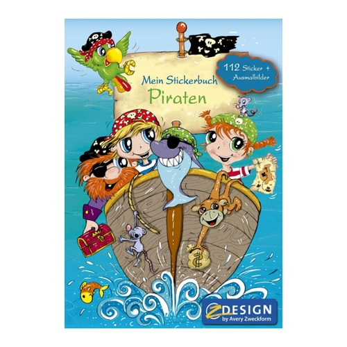 Bild von Z-Design 57797, Kinder Sticker Spielbuch A5, Pirat