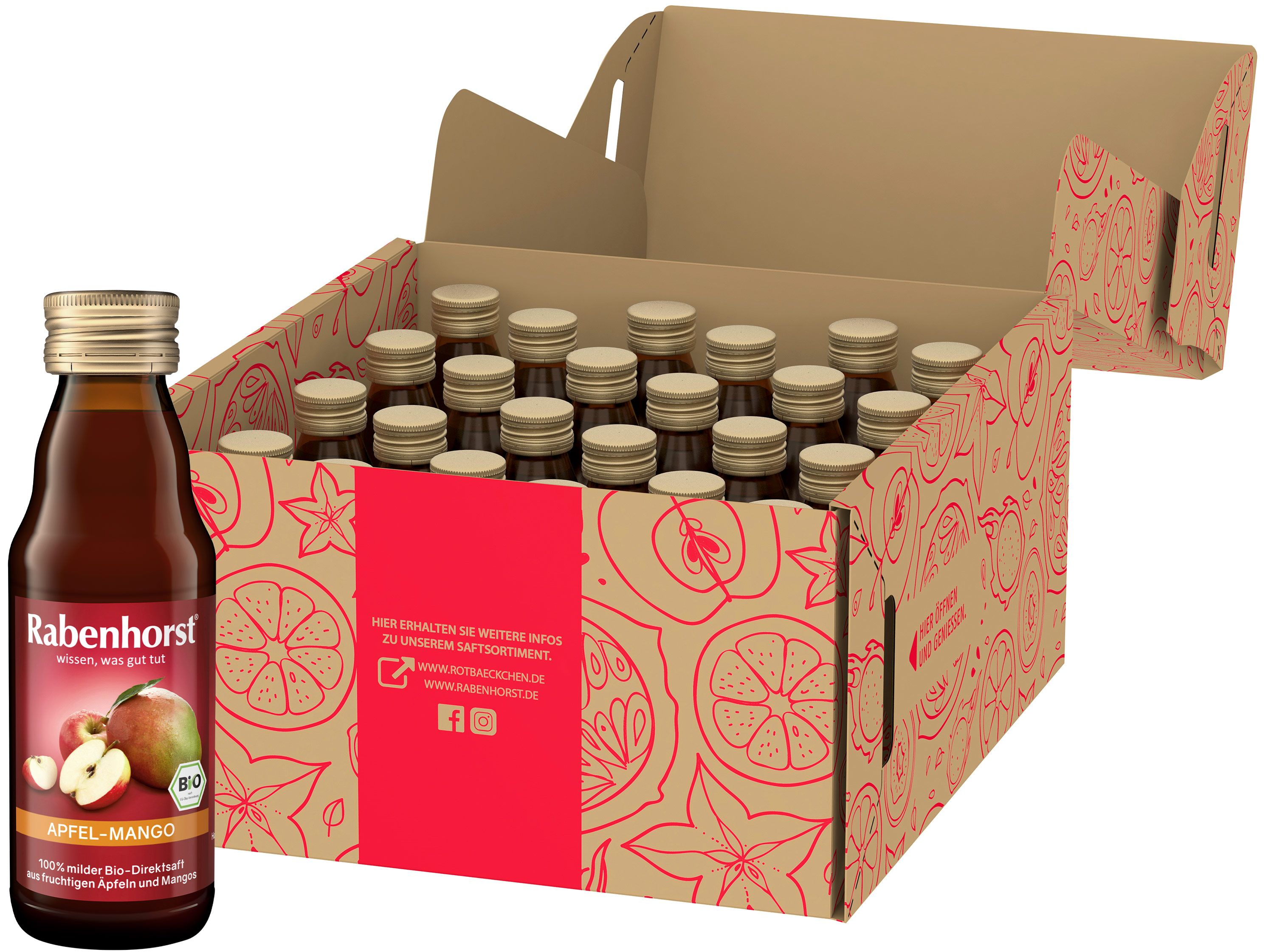 Bild von Rabenhorst Apfel-Mango BIO Mini