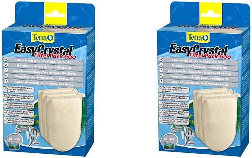 Bild von Tetra EasyCrystal Filter Pack C250/300 Filtermaterial mit Aktiv-Kohle, Filterpads für EasyCrystal Innenfilter, geeignet für Aquarien von 15-60 Liter, 3 Stück, grün