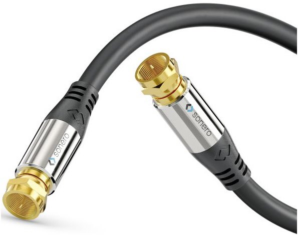 Bild von F-SAT Premium Antennen-Kabel (7,5m) schwarz
