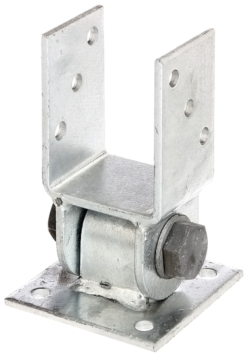 Bild von GAH-Alberts Pfostenträger bewegliches Oberteil zum Aufschrauben 71 mm (208707)
