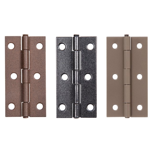 Bild von Alberts Möbelbeschlag Scharnier DURAVIS® 80x40x1,25 mm, Duplexbeschichtet, mit versenkten Schraublöchern