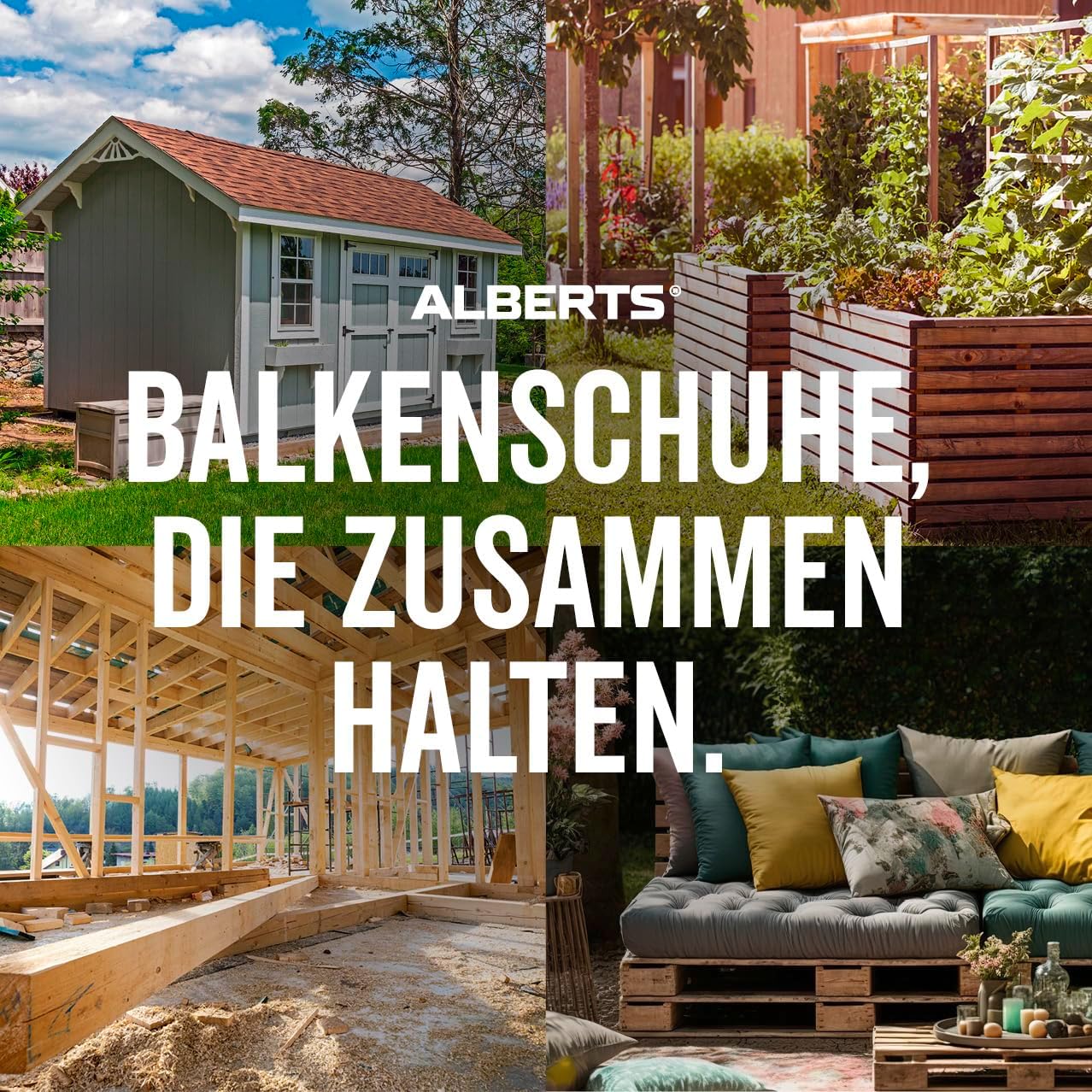 Bild von Alberts Balkenschuh Alberts Balkenschuhe Flügel innen 40x110x2,0 mm 1 Stk., LxB: 110x40 mm, Verzinkt, (1-St)