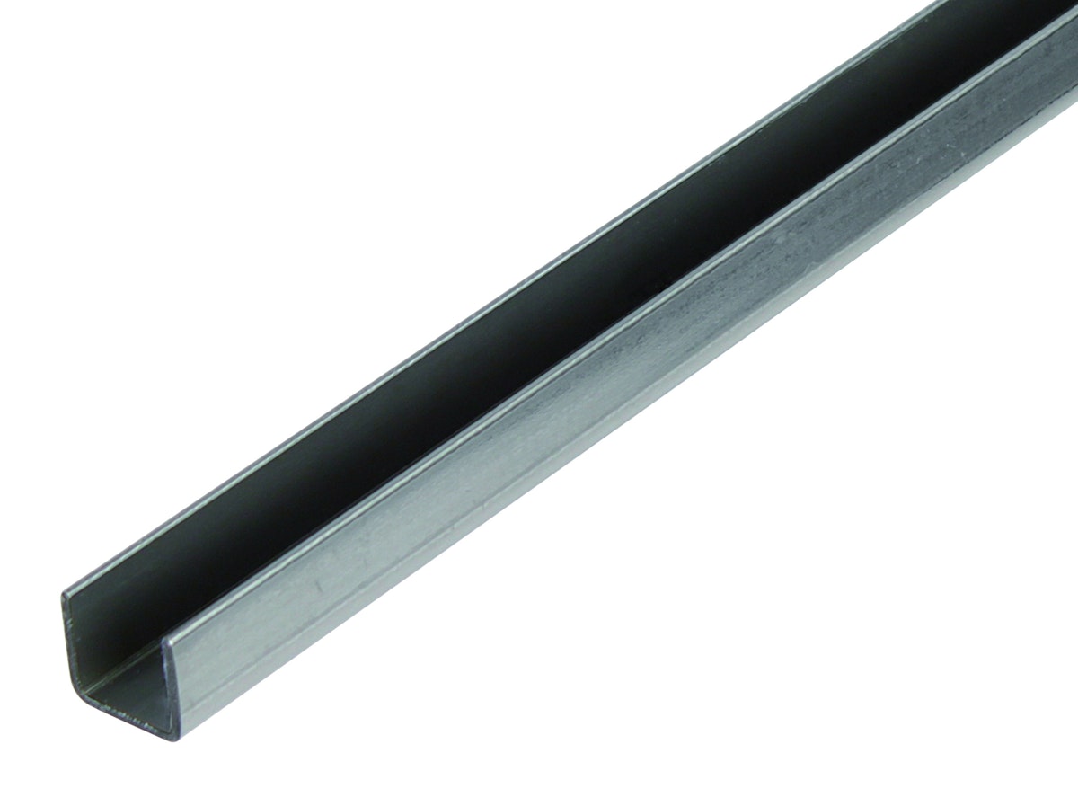 Bild von Alberts® U-Profil 20x20x1,5 mm, Stahl roh, kalt gewalzt-1 m