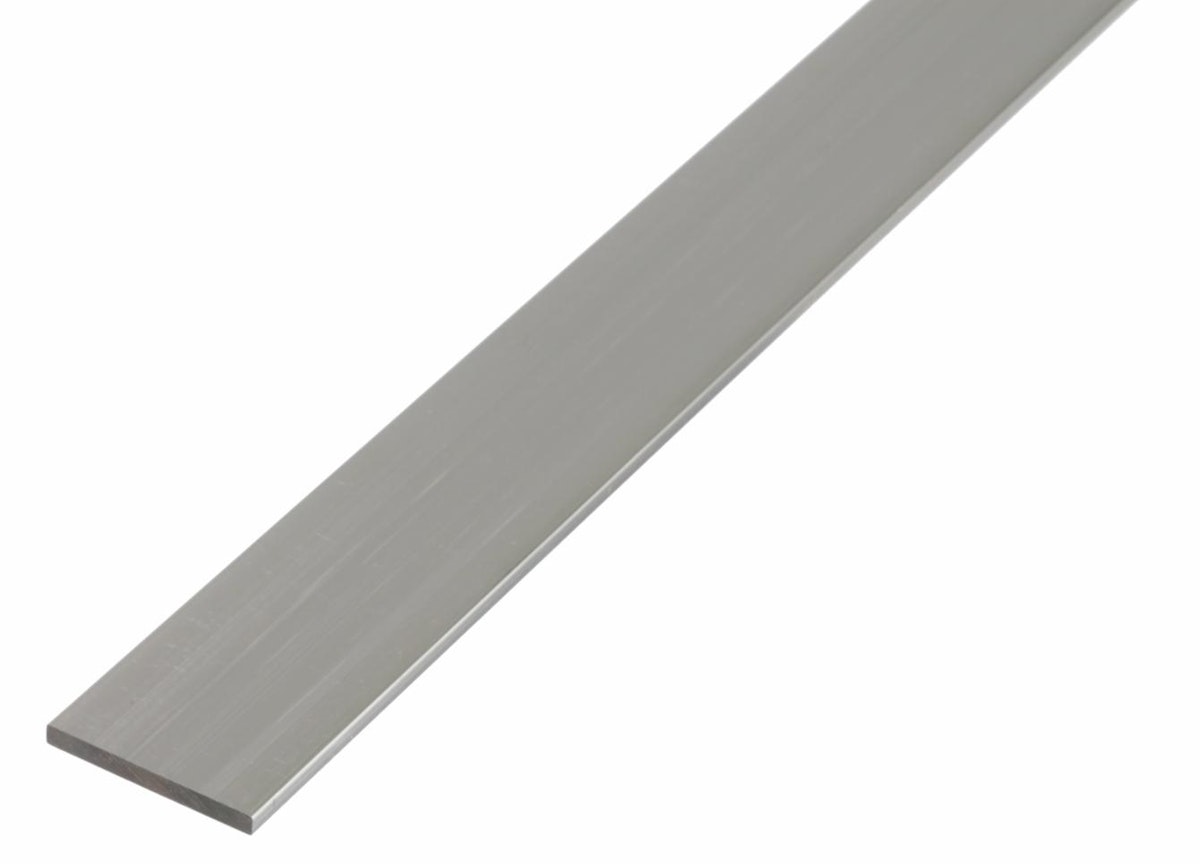 Bild von Alberts® BA-Profil, flach, Alu, Länge: 2,6m, versch. Breiten-25 mm-2 mm