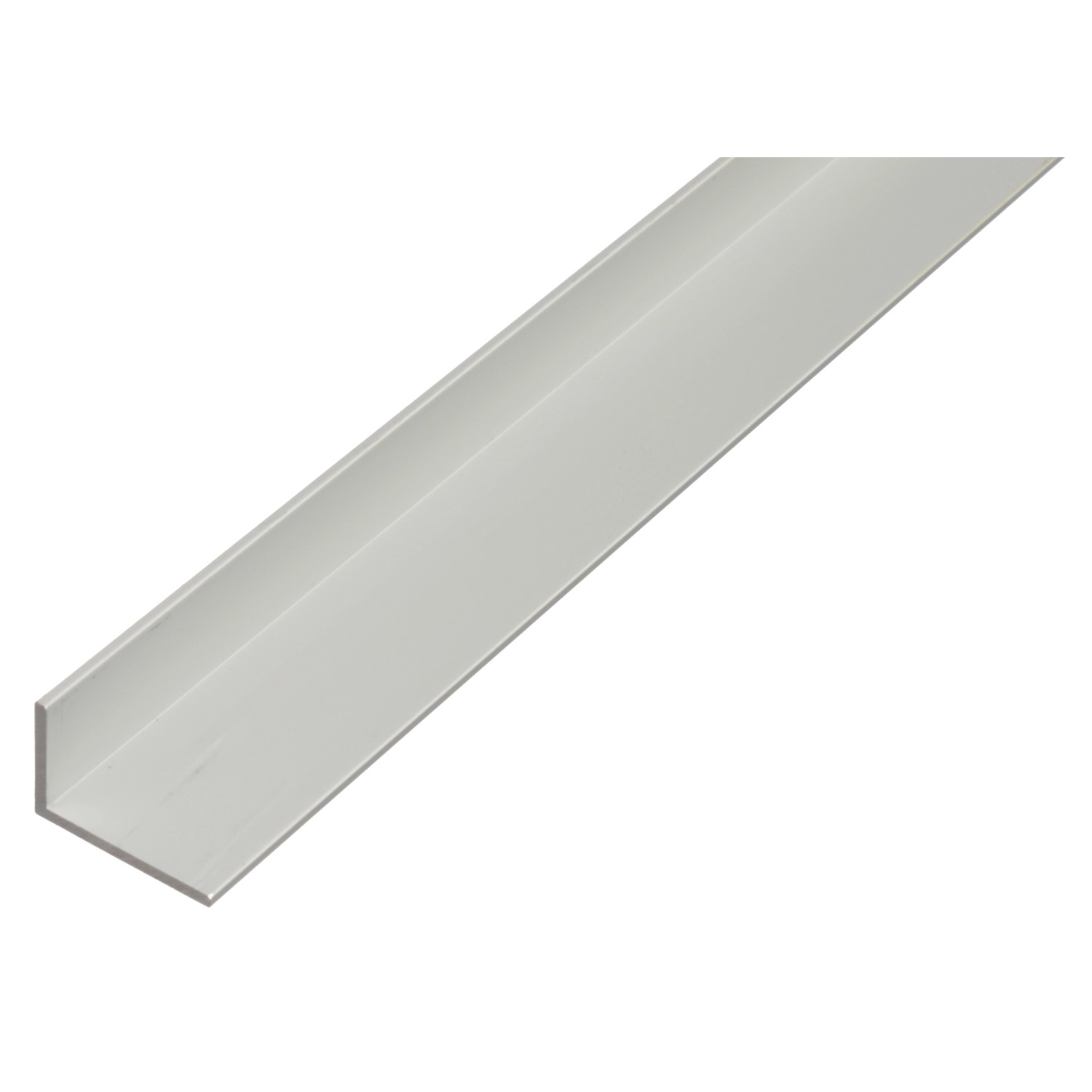 Bild von Winkelprofil, ungleichsch., Alu silber elox., LxBxHxS 1000 x 40 x 10 x 2 mm