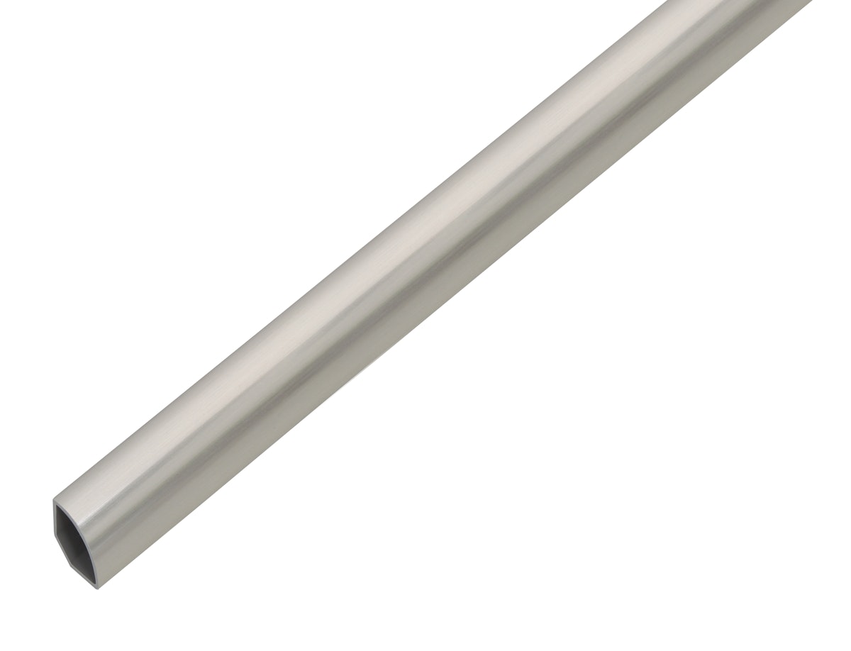 Bild von Alberts® Viertelkreisprofil, Kunststoff, Breite 22 mm, Länge 1m-Weiß